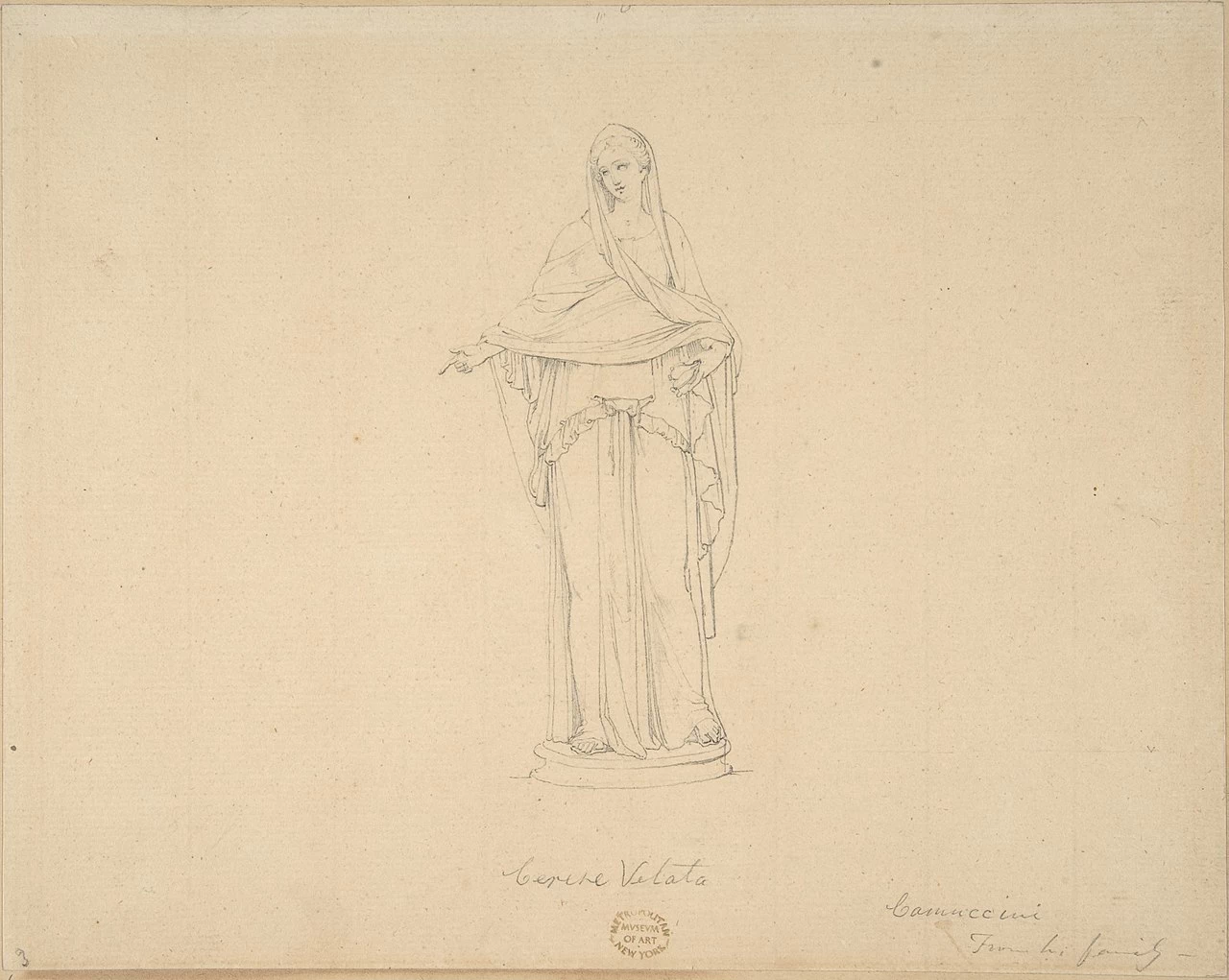 La vestale Cerere - Metropolitan Museum of Art, New York